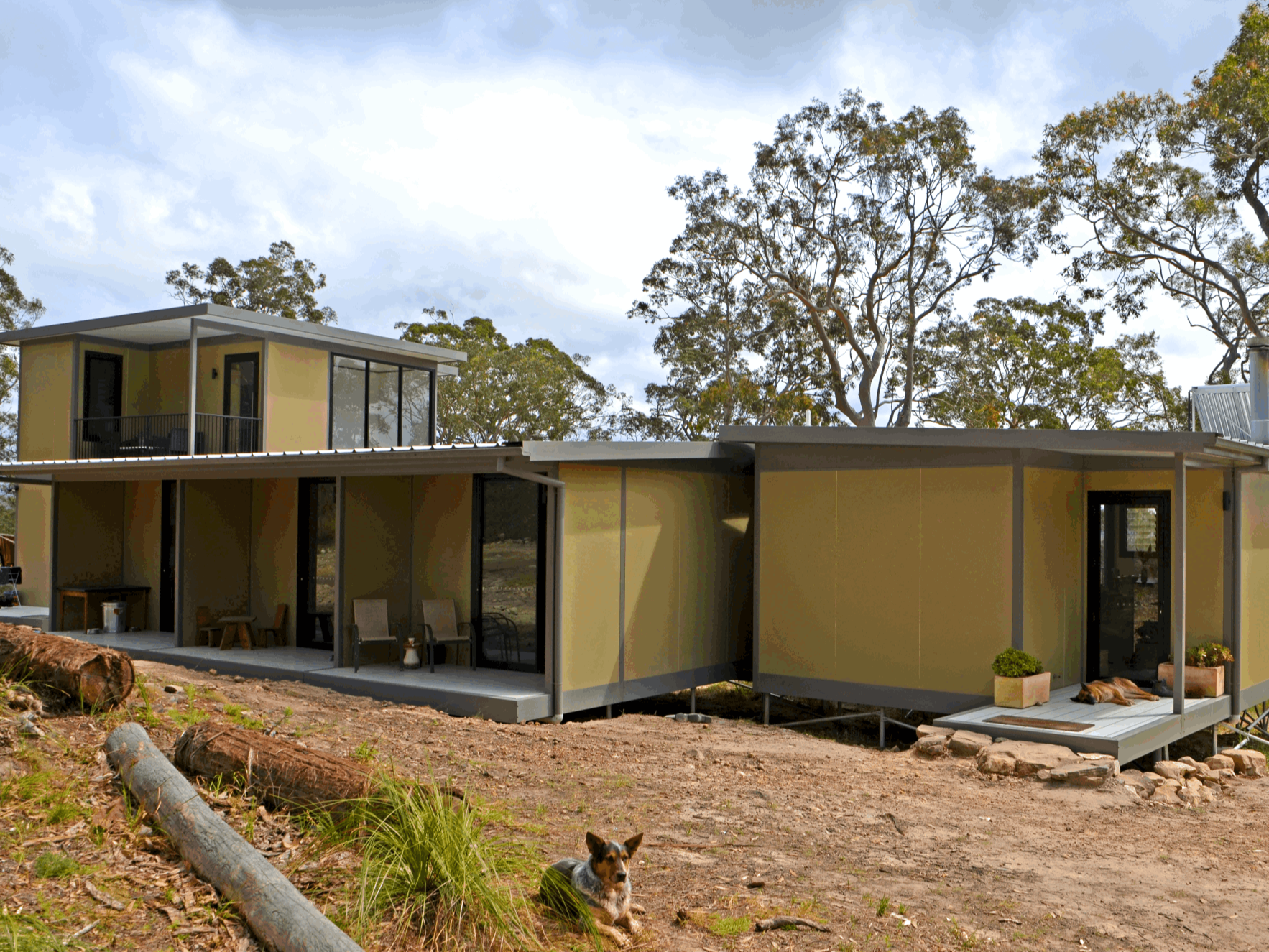 MAAP House hybrid panelised modular homes-the Cellito double storey large family home external