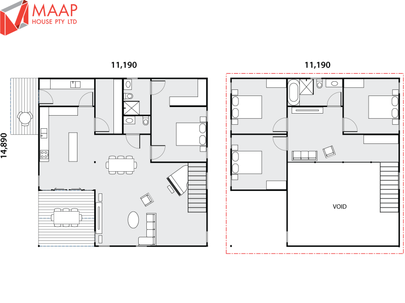 MAAP House Floorplan Custom 4 Bed 2.03